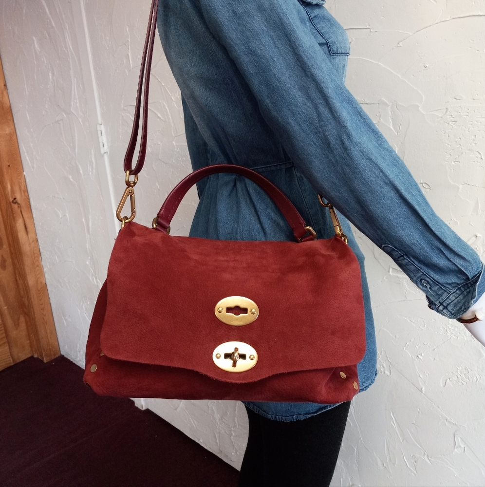 ZANELLATO Postina Jones in Nubuck, Berry